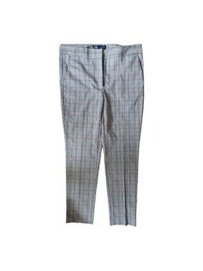 Zara Plaid Narrow Pants /leggings L